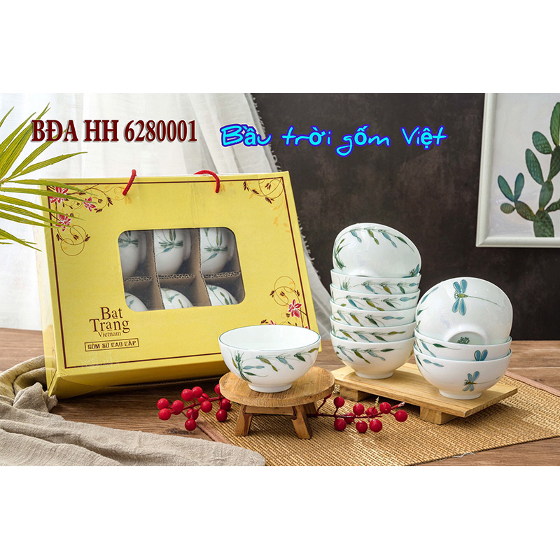 Bộ bát ăn cơm 10 chiếc 6280001