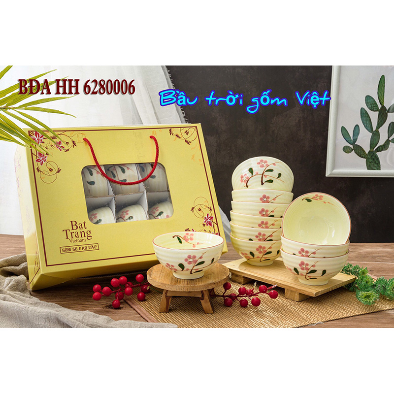 Bộ bát ăn cơm 10 chiếc 6280006