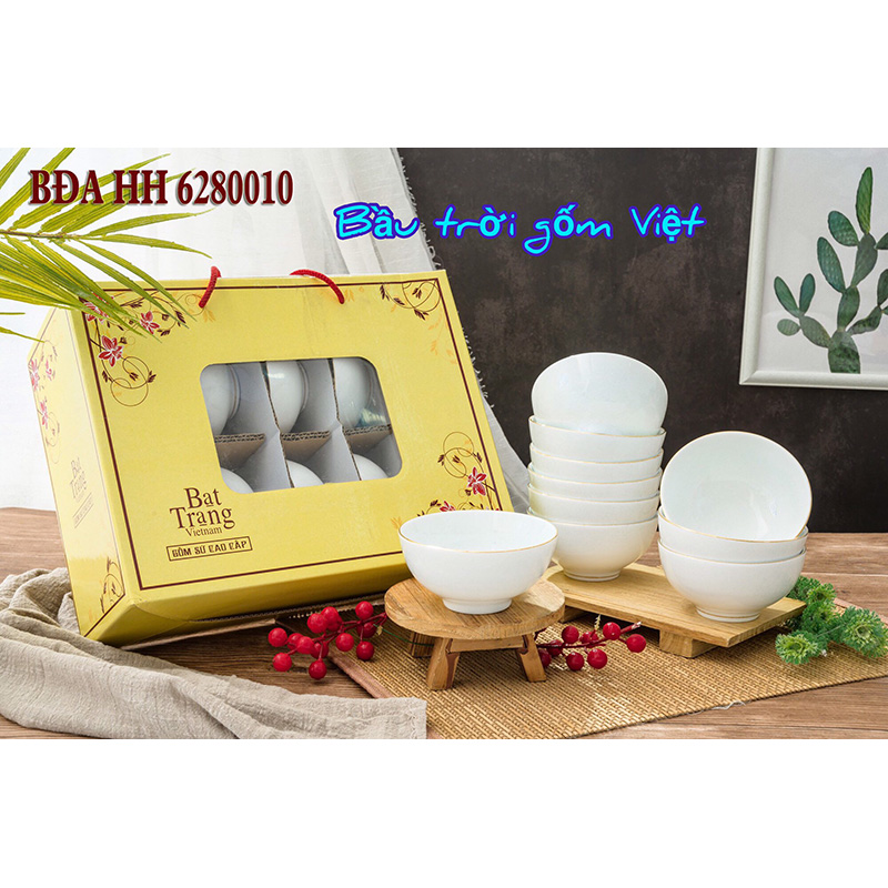 Bộ bát ăn cơm 10 chiếc 6280010